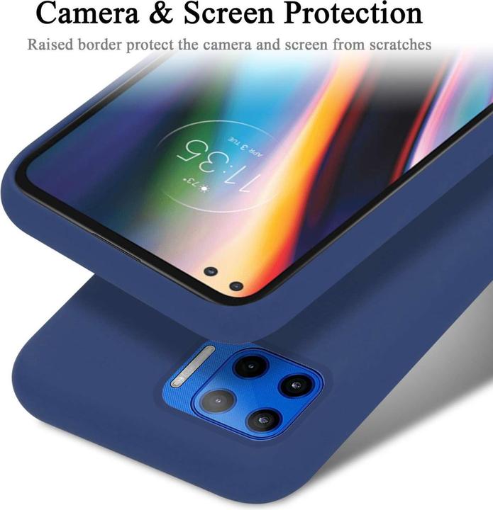 Actual product image Cadorabo Bumper Case for Motorola MOTO G 5G PLUS TPU Liquid Silicone Cover for Motorola MOTO G 5G PLUS (Motorola Moto G 5G Plus)