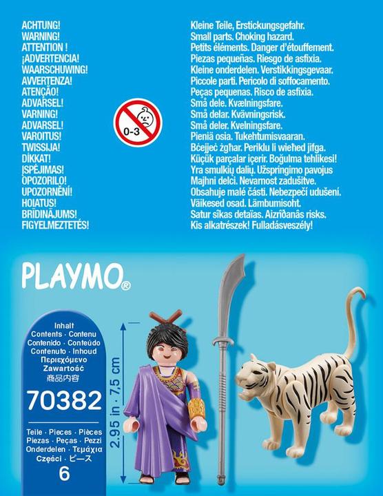 Produktbild Playmobil Asiakämpferin mit Tiger (70382, Playmobil Special Plus)