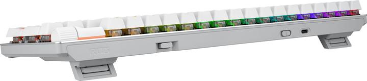 Produktbild ASUS Tastatur ROG Strix Scope II 96 RX Wireless WHT (DE, Kabellos, Kabelgebunden)
