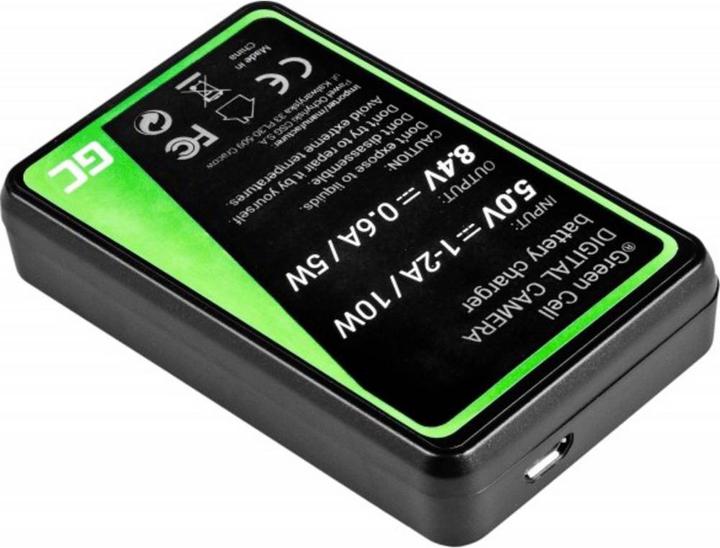 Produktbild GreenCell Kamera Ladegerät LCE12 Passender Akku LiIon