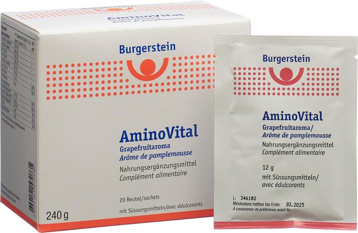 Produktbild Burgerstein Aminovital (20 Stück, Pulver, 240 g)