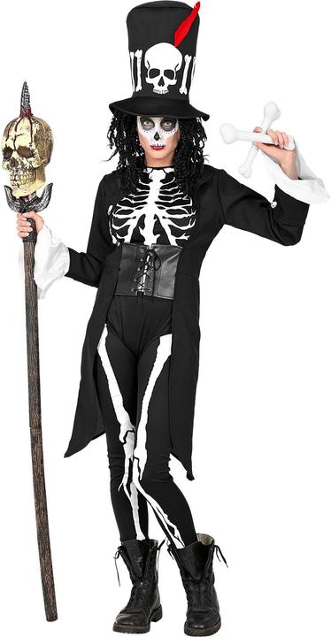 Image du produit Widmann Costume de prêtresse vaudou taille L, robe avec chapeau (L)