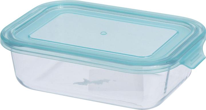 Excellent Houseware Frischhaltedose aus Borosilikat-Glas, Vorratsschale, 630 ml (0.63 l)