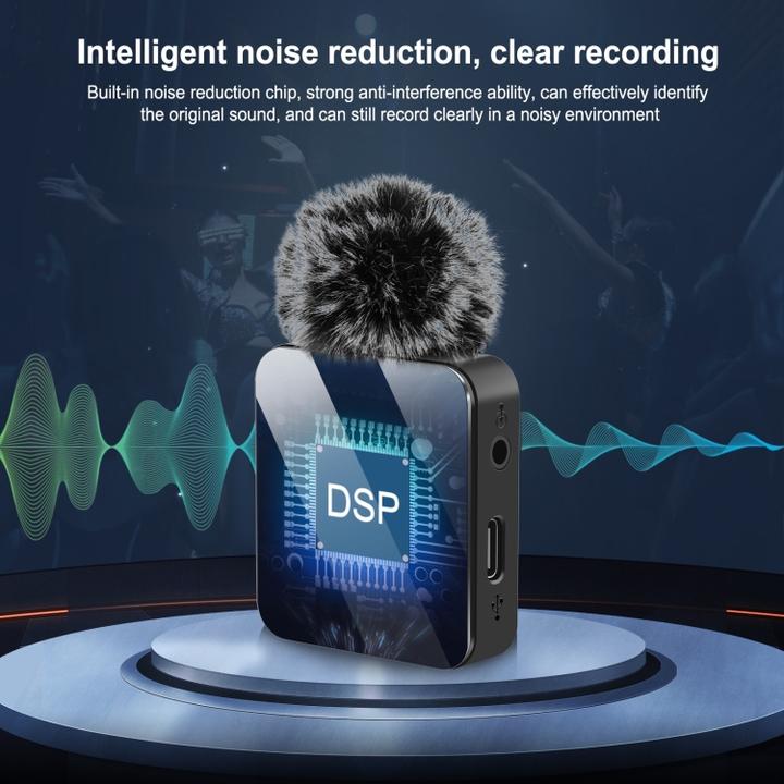 Produktbild Puluz Wireless Lavalier Microphone 2 TX + 1 RX