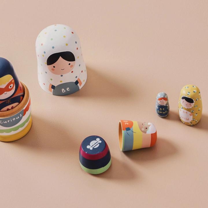 Produktbild Just Bee Kids Stapelspielzeug Matroschka aus Holz