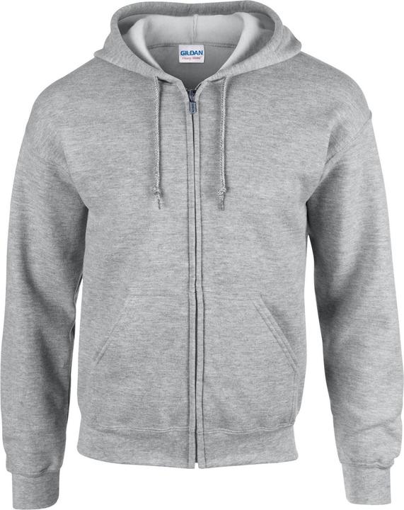 Gildan Hoodie mit durchgehendem Reissverschluss Durchgehender Reissverschluss