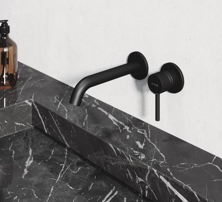 Actual product image Kludi BOZZ concealed two hole wall mounted basin mixer, spout 18 cm