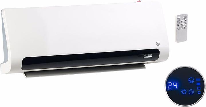 Produktbild Carlo Milano Design-Wand-Heizlüfter mit Thermostat und Oszillation (2.20 W)