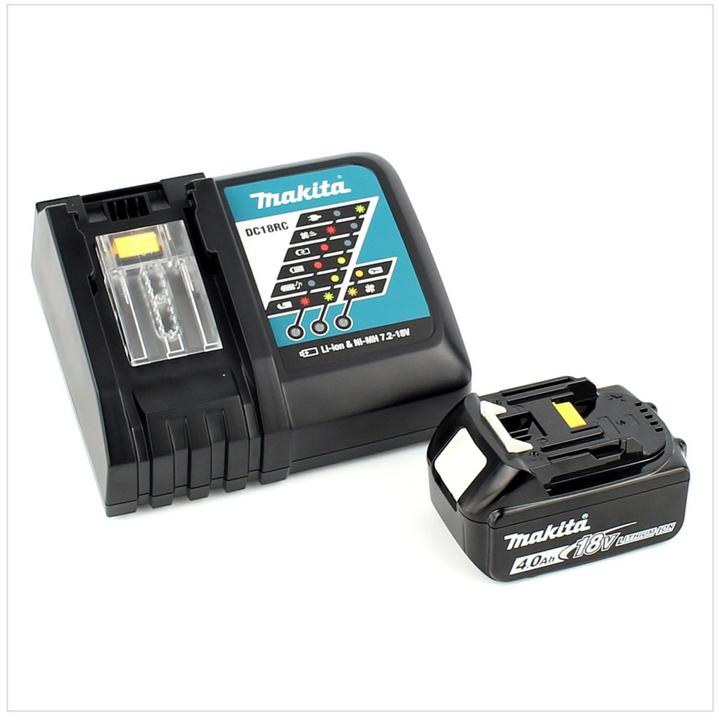 Produktbild Makita DCL 182 RM1 B Akku Staubsauger 18 V Schwarz + 1x Akku 4,0 Ah + Ladegerät