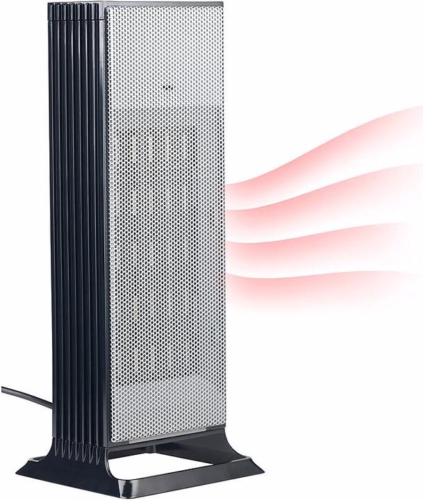 Produktbild Carlo Milano Design-Turm-Keramik-Heizlüfter mit Thermostat (2000 W)