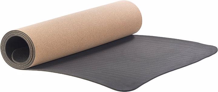 Produktbild Newgen medicals Rutschfeste Yoga-Matte aus Kork und Natur-Kautschuk (5 mm)