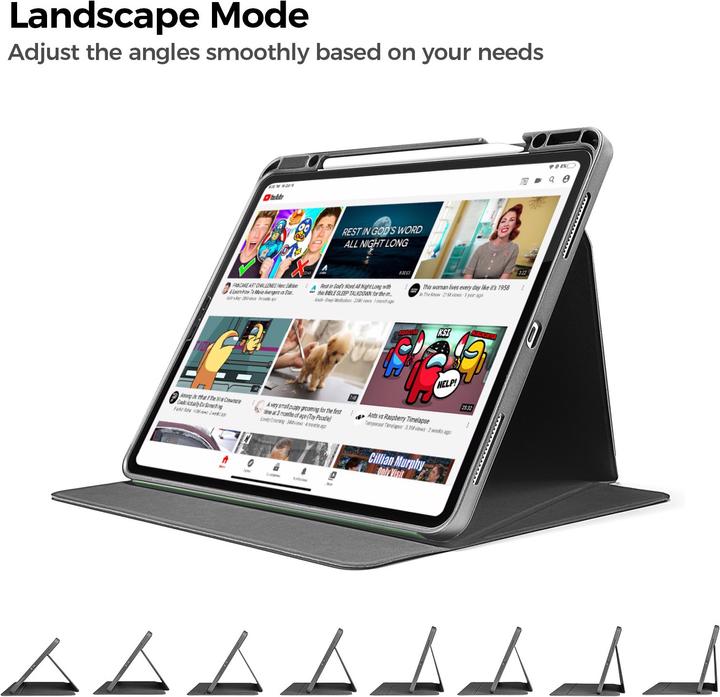 Actual product image tomtoc B02 (iPad Pro 12.9 2018 (3. Gen), iPad Pro 12.9 2020 (4. Gen))