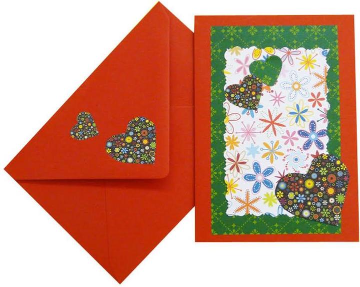 Image du produit Folia Cartes doubles rectangulaires 220 g/m2 (5 pcs)