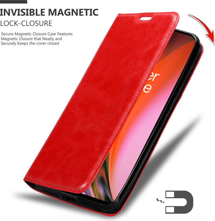 Productafbeelding Cadorabo Boek Invis. Magnetisch deksel (OnePlus Noord 2 5G)