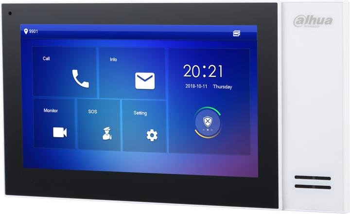 Actual product image Dahua VTH2421FW video intercom system (7") Black, White (Ethernet)