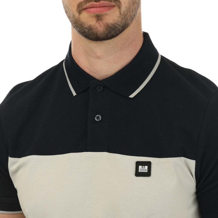 Actual product image Weekend Offender Mens Lario Block Polo Shirt (L)
