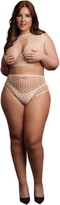 Productafbeelding Le Désir Duo Net Sleutelgat Beha Set - Damesmaat (XL, XXL, 3XL, 4XL)