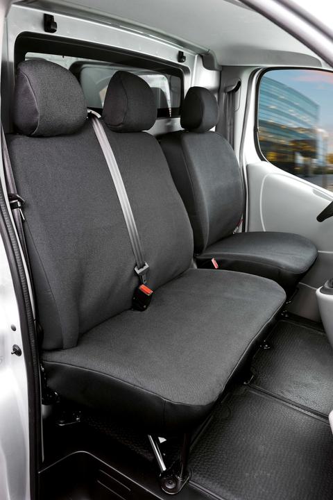 Walser Sitzbezüge für Opel Vivaro, Renault Trafic, Nissan Primastar, ES und DB vorne BJ 06/2001 - 07/2014