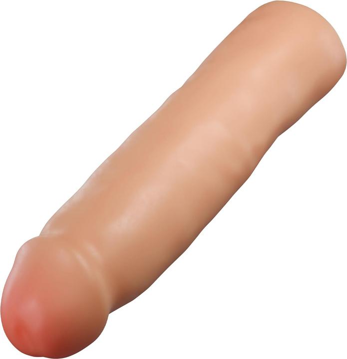 Actual product image Blush performance plus 2 inch silicone penis xtender beige