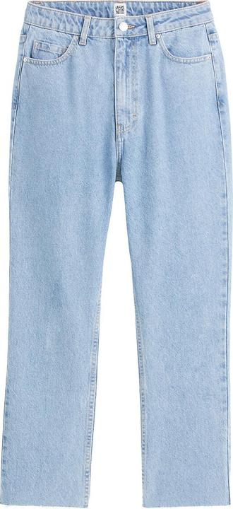 Produktbild La Redoute Collections Gerade High-Waist-Jeans in 7/8-Länge (L)