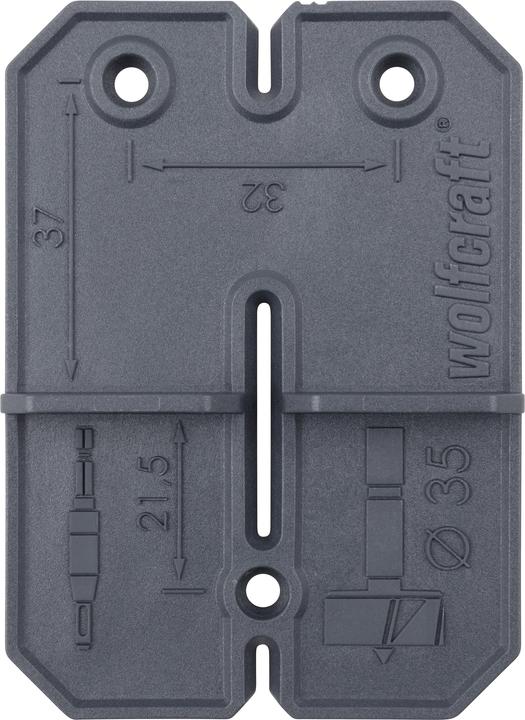Produktbild wolfcraft wolfcraft 1 Scharnierloch-Set 35 mm (35 mm, 2.5 mm, 5 mm)