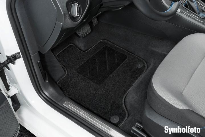Produktbild Walser Fussmatten für Citroen Nemo vorne BJ 03/2008 - heute (2 Vordermatten + 2 Rückmatten)