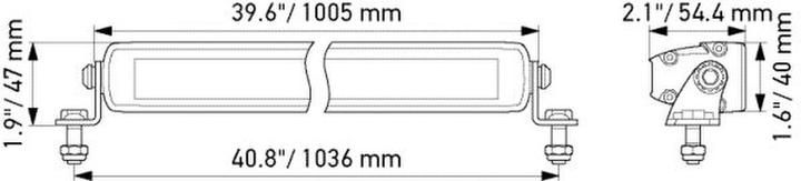 Produktbild Hella Fernscheinwerfer LED 12.000 lm BLACK MAGIC 1FJ 358 176-321