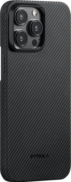Image du produit Pitaka MagEZ Étui pour iPhone 15 Pro (Noir/Twill gris) 600D (Apple iPhone 15 Pro)