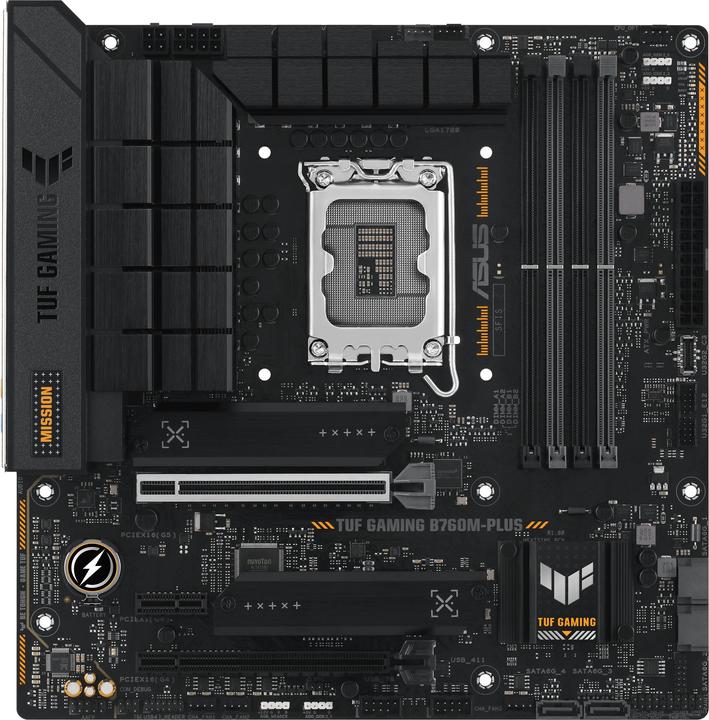 Actual product image ASUS MB TUF GAMING B760M-PLUS (Intel,1700,DDR5,mATX) (LGA 1700, Intel B760, mATX)