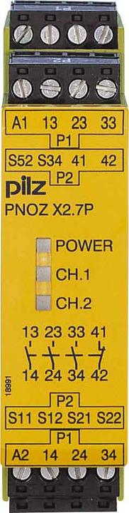 Image du produit Pilz 777305 PNOZ X2.7P 24VACDC 3n/o 1n/c