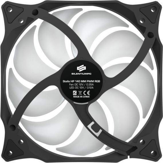 Image du produit Silentium PC Stella HP RGB 140 PWM Ventilateur de boîtier d'ordinateur (140 mm, 1 x)