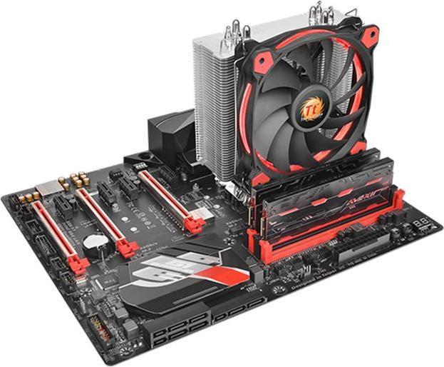 Actual product image Thermaltake Riing Silent 12 Red (159 mm)