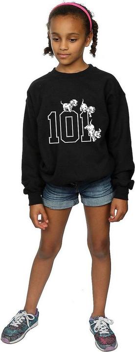 Immagine prodotto 101 Dalmatians Felpa da ragazza in cotone Puppies (140, 146)