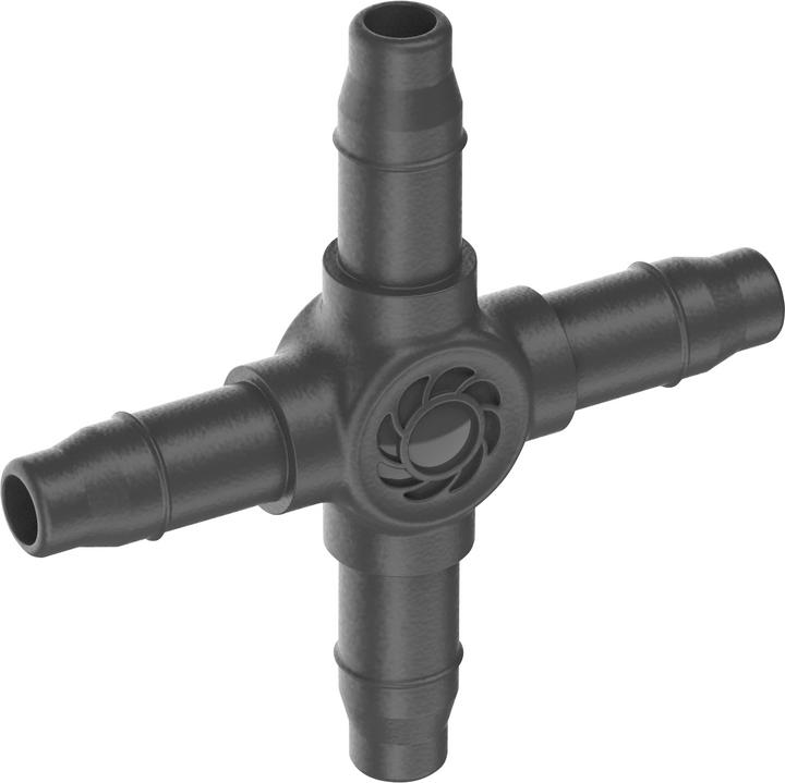 Gardena Micro-Drip-System Kreuzstück (Tropfbewässerung Verbinder + Abzweiger)