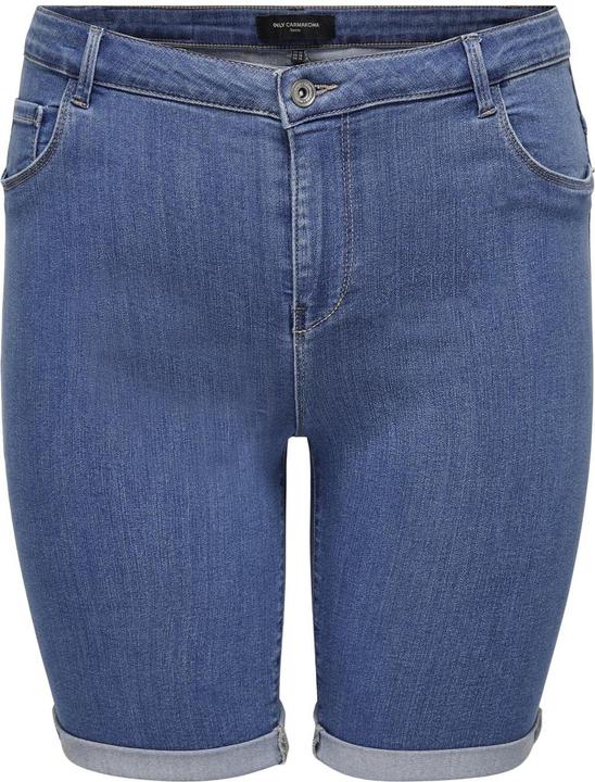 Only Curvy Thunder Reg Long Jeansshorts