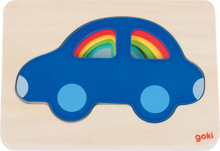 Goki Auto-Puzzle "layers" 5 Schichten (5 Teile)