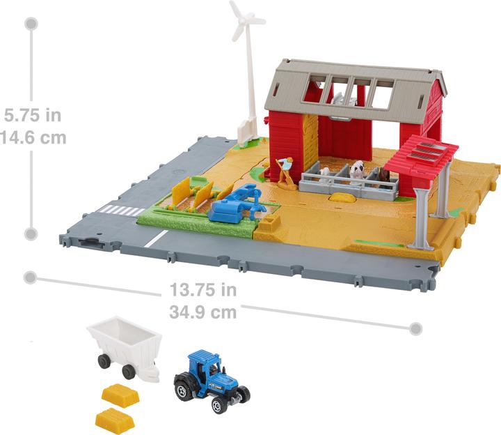 Actual product image Matchbox Action Drivers Farm Harvest Playset
