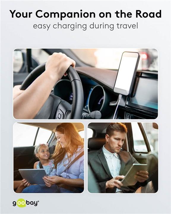 Actual product image Goobay PD car quick charger