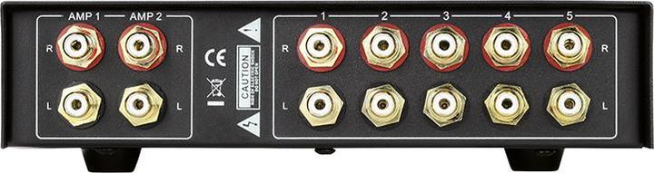 Produktbild Dynavox EingangsErweiterungUmschalter AUXS PRO silber (Audio Switch)