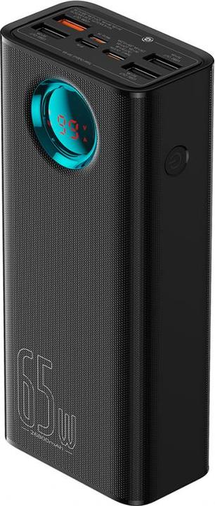 Produktbild Baseus Amblight Digital Display, 26800mAh, 65W, QC + PD, Schwarz (26800 mAh, 65 W)