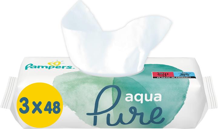 Actual product image Pampers Aqua Pure (144 Piece)