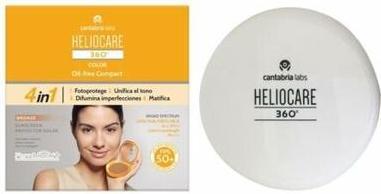 Heliocare Compact makeup SPF 50 (Oil-Free Compact) 10 g - Shade: Bronze (Sonnencreme Gesicht, SPF 50, 10 g)