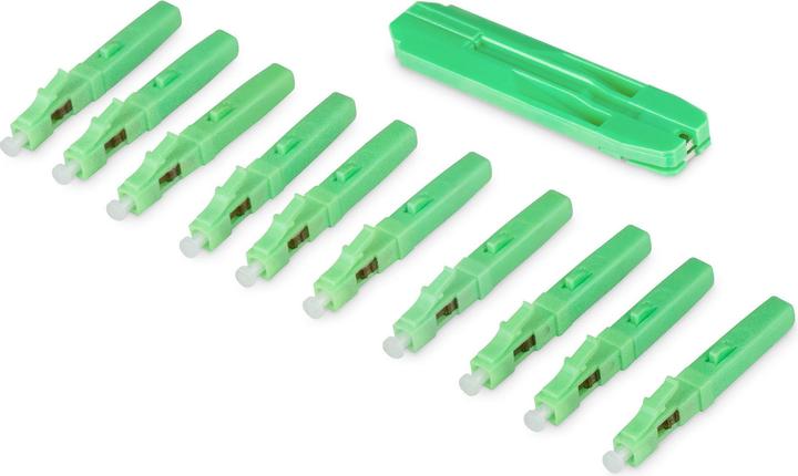 Actual product image Digitus LC/APC SM fibre optic fast connector field connector (Network cable plug)