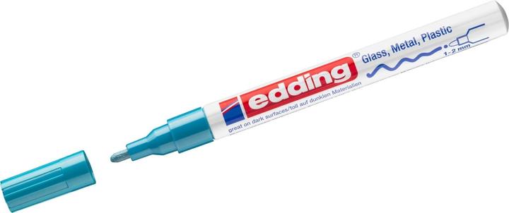 Immagine prodotto Edding 751 Marcatore a vernice lucida (Blu, 2 mm, 1 x)