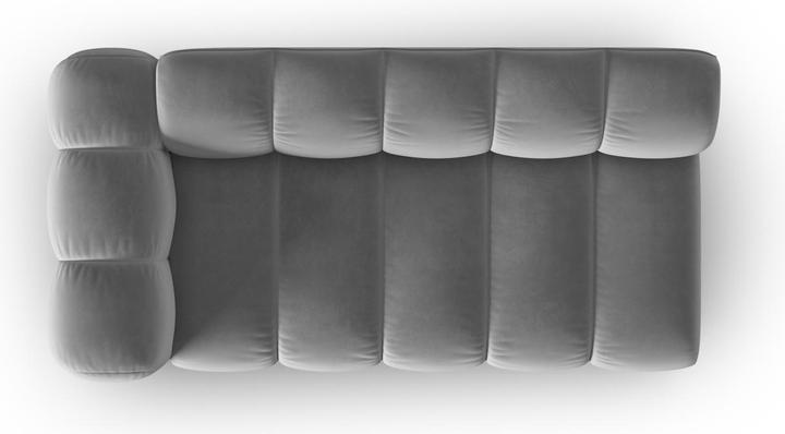 Image du produit Micadoni Canapé Modulable Gauche en Velours, "Lupine", 3 Places, 175x95x70Fabriqué en Europe (2 places, 3 places, 4 places)