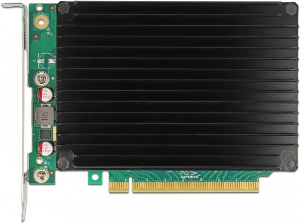 Image du produit Delock Carte PCI Expr x16 > Dissipateur thermique 4x int NVMe M.2 Key M
