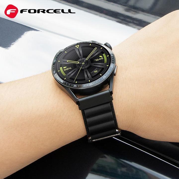 Produktbild Forcell Strap F-DESIGN FS05 strap for SAMSUNG Watch 20 mm black (20 mm, Polyester)