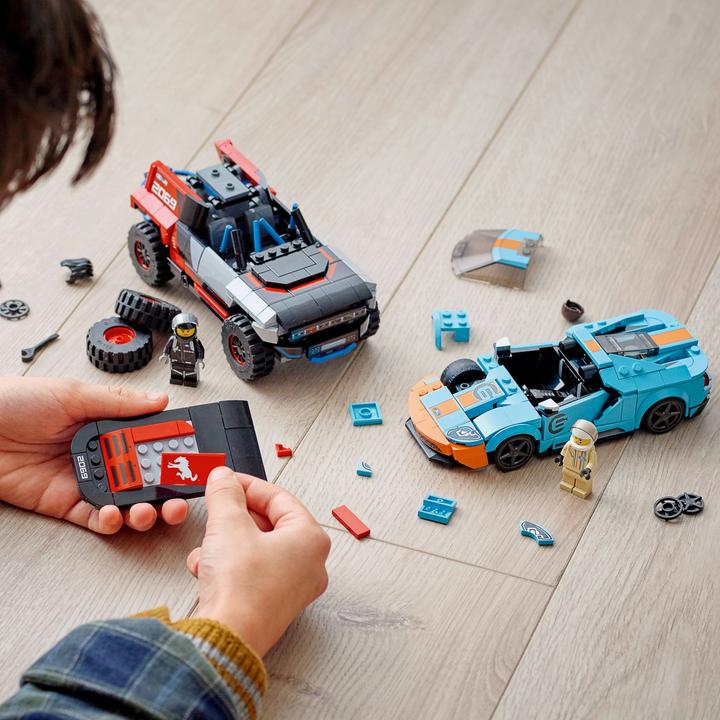Produktbild LEGO Ford GT Heritage Edition und Bronco R (76905, LEGO Speed Champions)