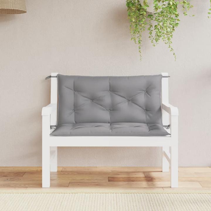 Image du produit VidaXL Coussins de banc de jardin 2 pcs. O x tissu ford (100 x 50 x 7 cm)