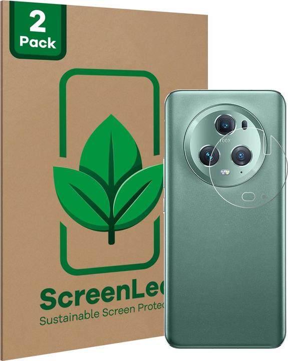 Produktbild ScreenLeaf Schutzfolie nachhaltiger Displayschutz Displayschutzfolie Folie Klar Transparent (2 Stück, Honor Magic5 Pro)